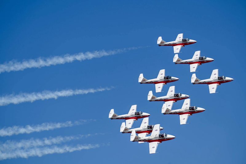 Iconic Canadian Snowbirds will be flying over Victoria next week